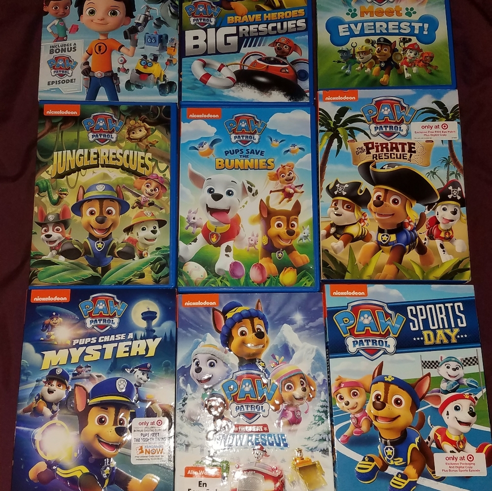 Paw patrol dvd bundle